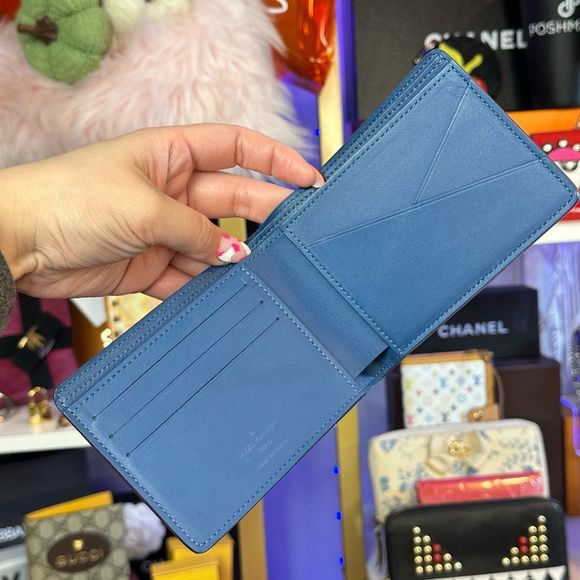 LOUIS VUITTON Damier Infini Multiple Wallet Neptune - Picture 6 of 14